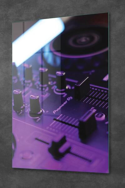 Decovetro Masa de DJ din sticla