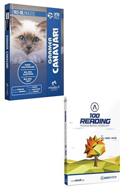 Modadil 2023 Yks Dil Gramer Canavarı+akın Dil 100 Reading