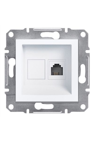 SCHNEIDER Eph4170121 Asfora White Single Phone Socket Without Frame