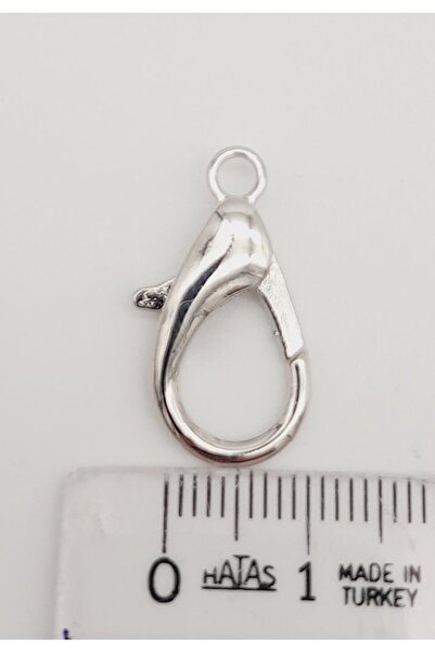 angel çanta aksesuar Cârlig de capăt de lanț de culoare argintie de 2,3 cm 1 bucată
