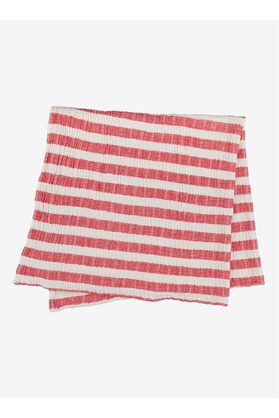 Barine Red Cotton Muslin Blanket - Multi-Purpose, 80X80