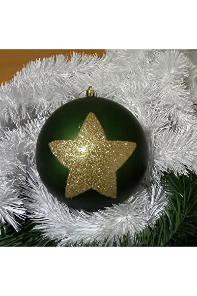 Kuzey 1. Якість Великий розмір 15 см Зелена куля Різдвяна ялинка Стрічка Зеле...