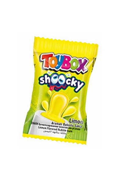 Toybox Schoocky Limon Aromalı Balonlu Ekşi Sakız X 100 Adet