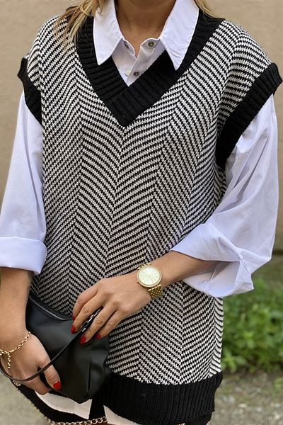 M&N V-Neck Sweater
