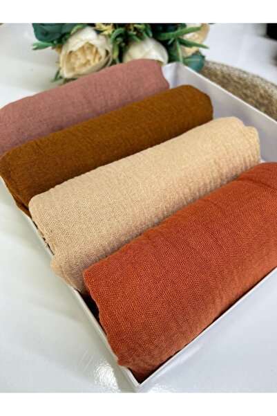 Helya Scarf Bambu Kraş Şal