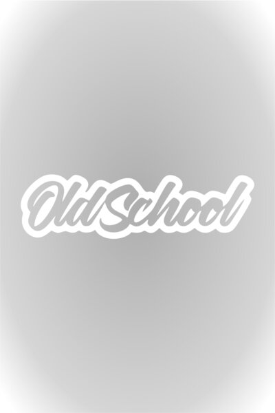 Quart Aksesuar ملصق زجاج السيارة مقاس 25 × 7 سم للمدرسة القديمة