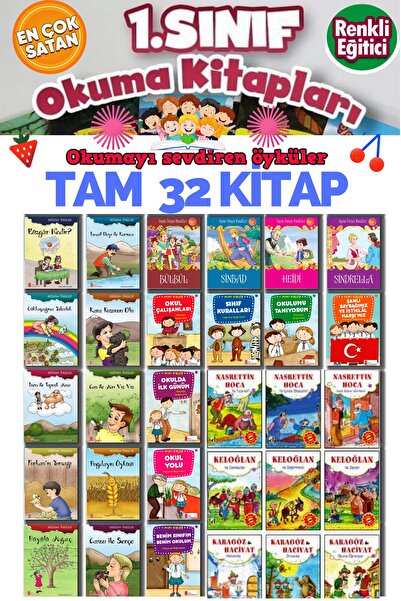 GÖNÜL YAYINCILIK 1.sınıfların Severek Okuyacağı Hikaye Kitabı Seti.