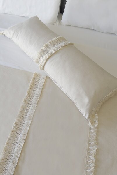 RİTMOHOME Tasseled Bohemian Scandinavian Long 40x100 Throw Pillow Pillow (Inside Filled)