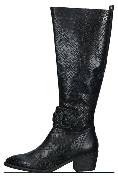 Marco Tozzi Stiefel - Schwarz - Flacher Absatz