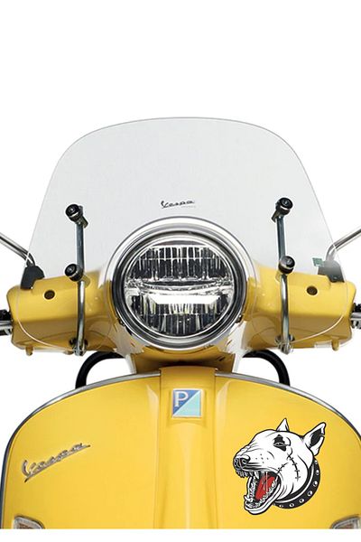 MegaSticker Autocolant Bull Terrier Auto, Motocicletă, Cască, Laptop 12x12 Cm
