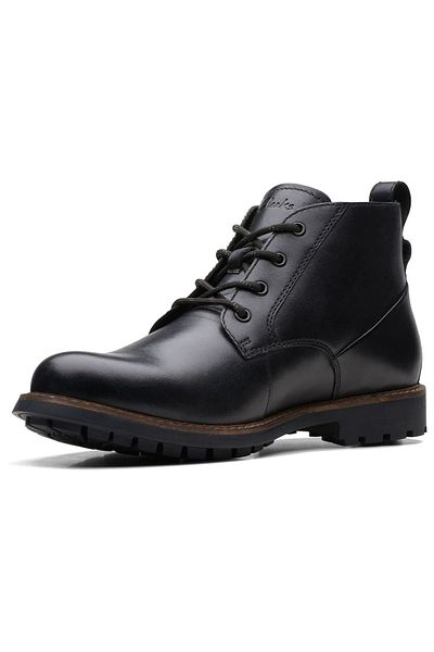 CLARKS Clarks Black Booties Mens Shoes