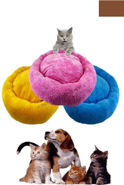 WONDi Yumuşak Peluş Kedi Yatağı-köpek Yatağı Polar Kedi Köpek Yatağı