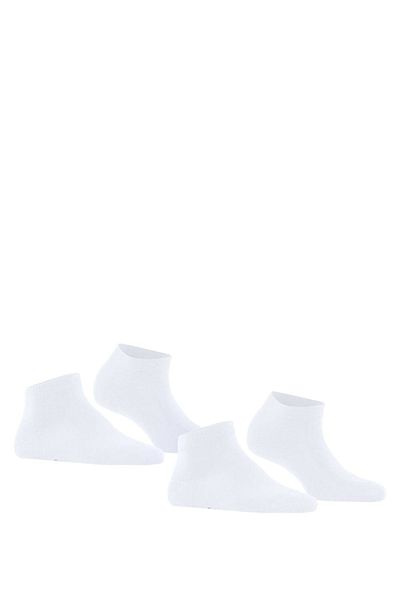 FALKE Damen Socken, 2er Pack - Happy, Sneakersocken, einfarbig
