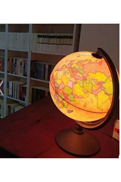 LRS STORE Dünya Küresi 20 Cm Yüksek Kalite Harita Hediye Işıklı Antik Küre / Dünya Küresi 20 Cm