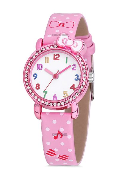 The End Girl's Pink Stone Wristwatch - Nay0003