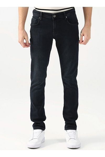 GMG FIRENZE Slim Fit Navy Blue Men's Trousers