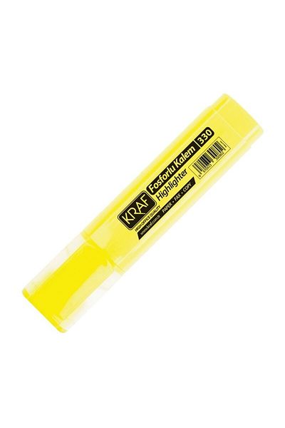 KRAF Yellow Highlighter 3 pcs