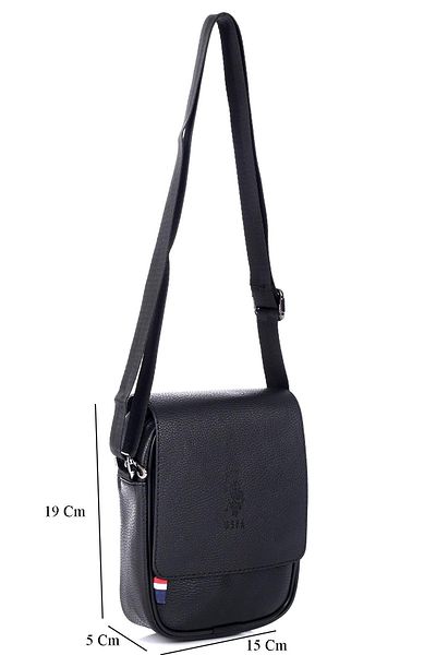 U.S. Polo Assn. Πόλο Ασν. 8429 - Ανδρικός μαύρος χαρτοφύλακας