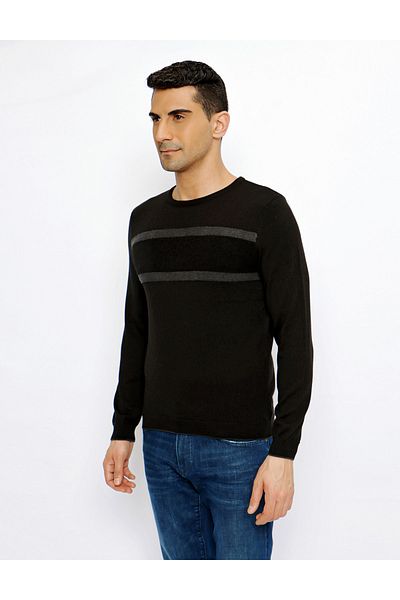 Pierre Cardin Πλεκτό πουλόβερ Crew Neck Block Color