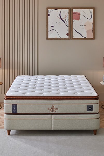 Puffy Bamboo Pedic Pedli Pocket Yaylı Yatak