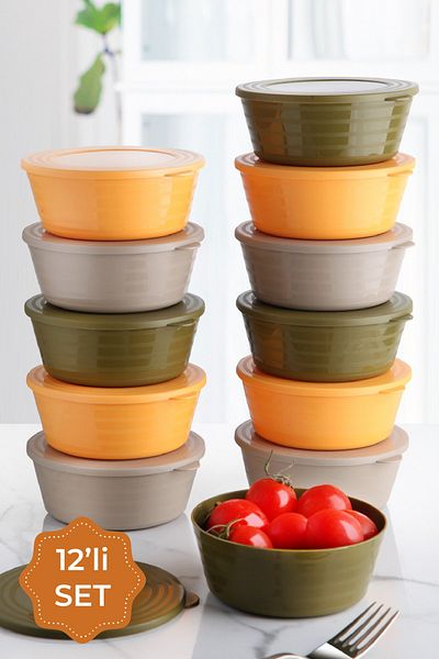 Vienev Trio 12-Piece Storage Container Set