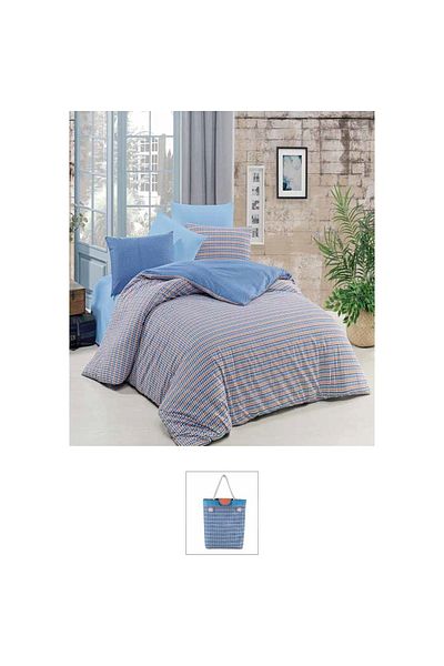 Blue Home Soley Bag Ranforce Leopard Model Husă Duvetă Set Double Soley