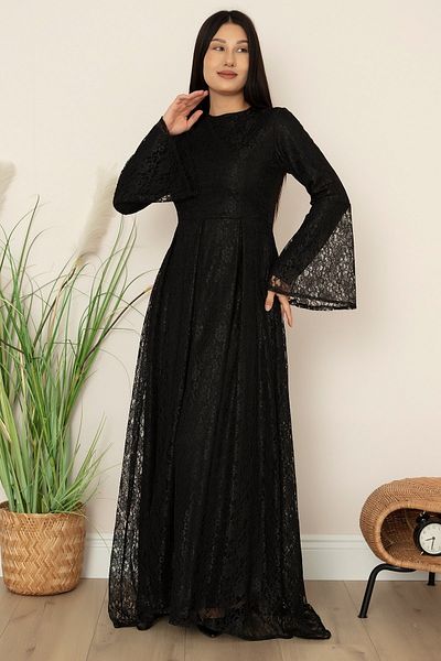 PULLIMM Women's SiNEM LACE DRESS WITH SLEEVE VALVE