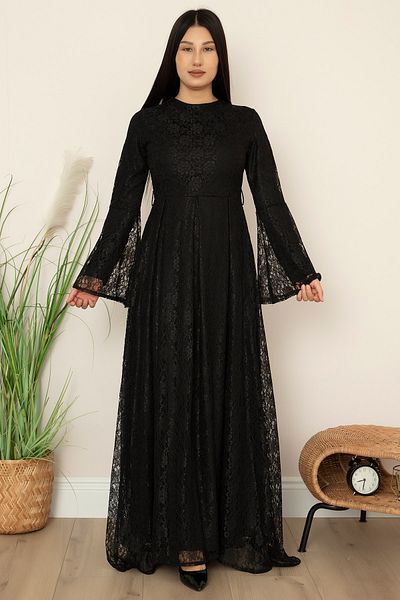 PULLIMM Women's SiNEM LACE DRESS WITH SLEEVE VALVE