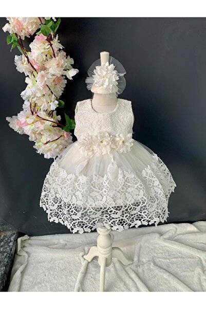 Petite Ponpon Baby Kız Bebek Yenidoğan Mevlüt Elbisesi Bebek Hediyelik Mevlüt...