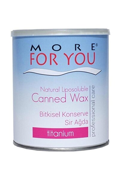 More For You Bitkisel Konserve Sir Ağda Titanium 800 Ml