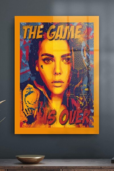 Decovetro Tablă de sticlă cu textul Game Over