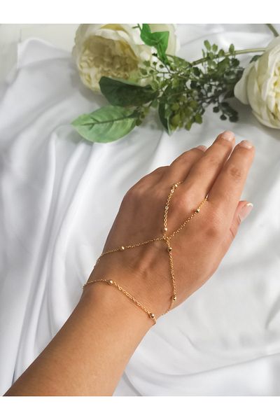 DENİZDENAL Top Chain Gold Shahmeran