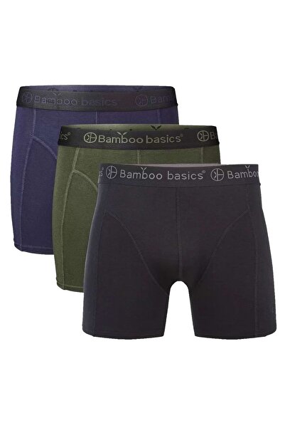 Bamboo Basics Boxershorts - Grün - 3er-Pack
