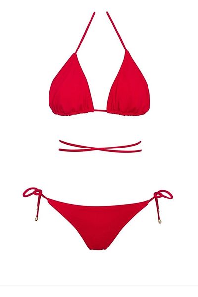 ZEKAS FASHION Red Bikini Set