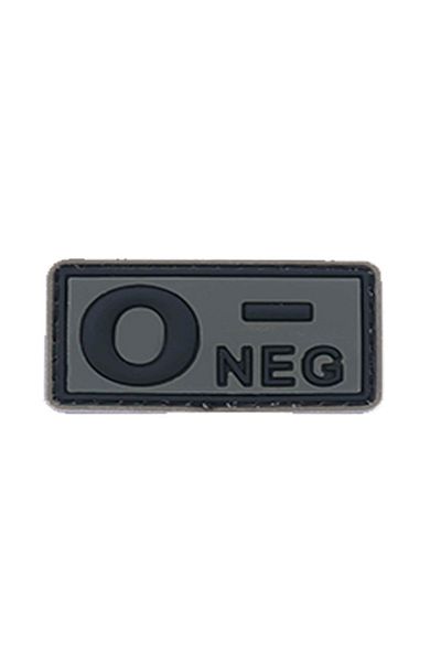 SINGLE SWORD Mil Tec Military Blood Type Arma Patch 0 Rh - - Μαύρο