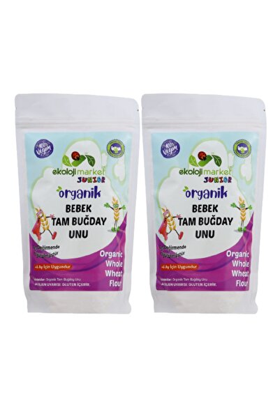 Ekoloji Market Organik Bebek Tam Buğday Unu 250 Gr X 2 Adet