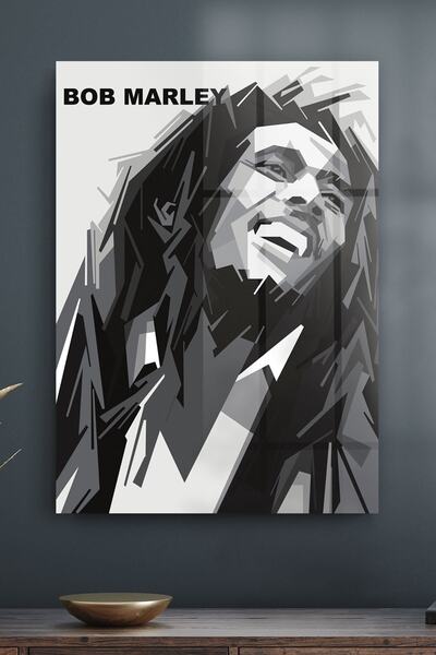 Decovetro Tablou de sticlă Bob Marley