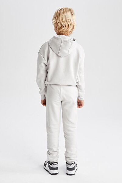 DeFacto Boy's Slogan printed Flexible Waist αθλητική στο κάτω μέρος