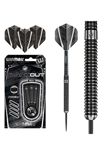 WINMAU Blackout %90 Tungsten Çelik Uçlu Dart Oku