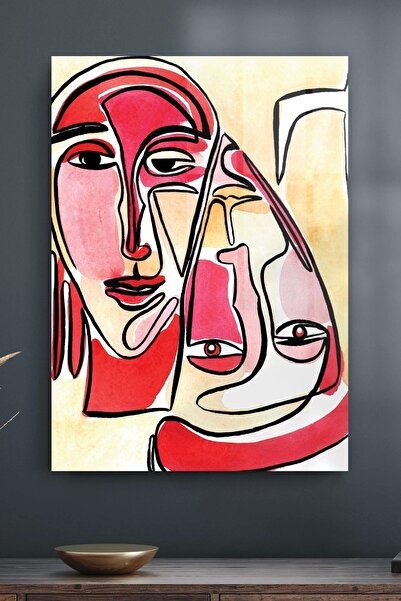 Decovetro Tablou de sticlă Arthistic Faces