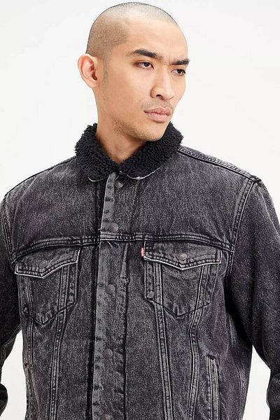 Levi's Мъжко дънково яке с ежедневна кройка от памук 16365
