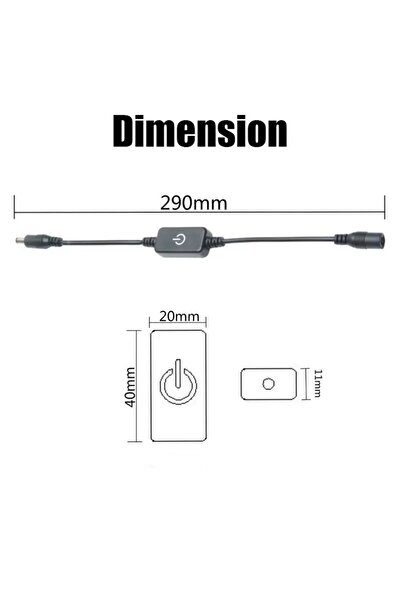 Genel Markalar Touch - Dokunmatik Led Dimmer 12-24 Volt