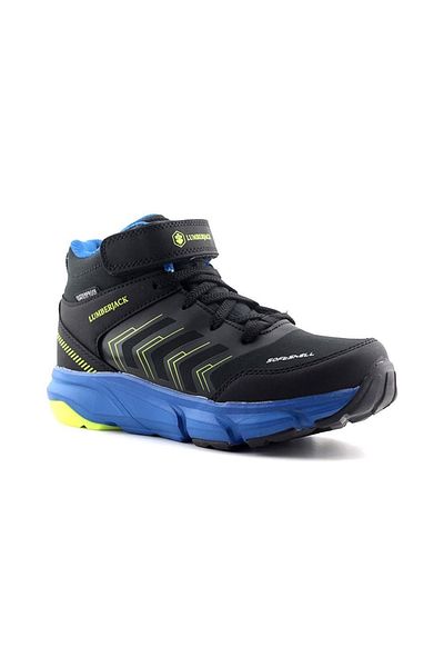 lumberjack Harry Hi Waterproof Boy Boots Black Lime