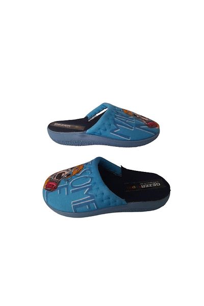 GEZER Αγόρι Μπλε-σκύλος Figured Indoor Daily Slippers