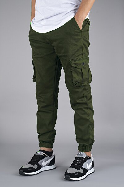 bombe Men's Cargo Pants Khaki