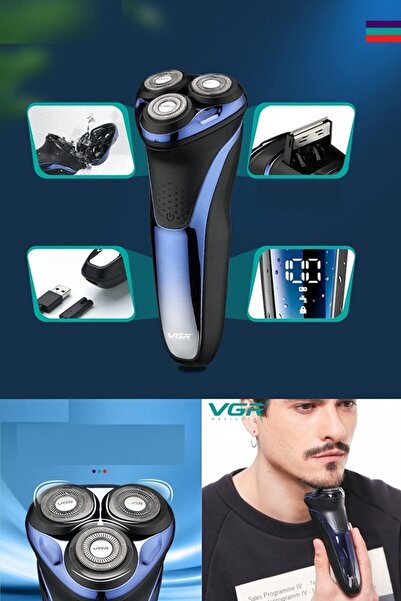 kar-bul Sıfır Tıraş Yapabilen Su Geçirmez Islak Ve Kuru Tıraş Yapan 3 Başlıkl...