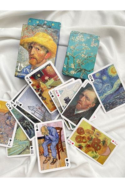 Planet Butik Van Gogh Vincent Collage Playing Card - Poker Card
