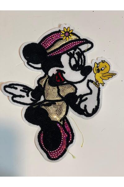 Gönülden Tasarım 20x17 εκ. Αξεσουάρ με ανάγλυφο σχέδιο Μίκυ Μάους με πούλιες ...