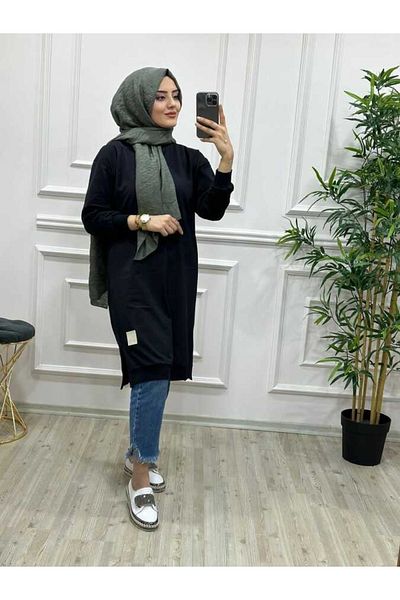 azzebutik 8230 Nur Tunic K20 Black