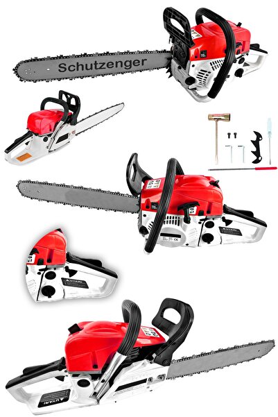 SCHUTZENGER Germany Benzinli Testere 16 Rp Ağaç Odun Dal Kesme Makinesi Orman...